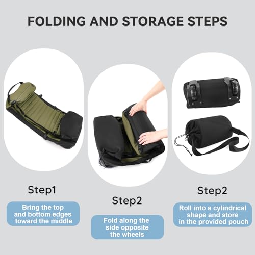 85L 29“ Foldable Rolling Backpack with Wheels
