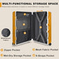 Luggage PC+ABS Aluminum Frame Zipperless Checked Luggage Hard Shell Suitcase with TSA Lock Double Spinner Wheels 28 Inch Orange