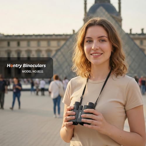 10x25 Compact Binoculars for Adults and Kids