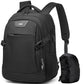Travel Work Laptop Backpack With USB Charging Charger Port Fits 15.6 Inch Notebook Business Anti Theft College Computer Bag Back Pack for Women Men with Rain Cover