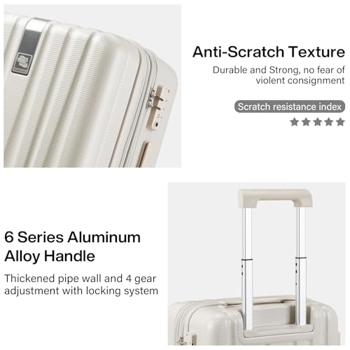 Expandable Hard Shell Luggage Sets (2 Count)