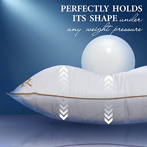 Bed Pillows Alternative Down Pillow Queen Size Set of 2 Side Sleeper Pillow (2 Count)