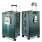 Super Large Aluminum Frame Checked Zipperless Luggage