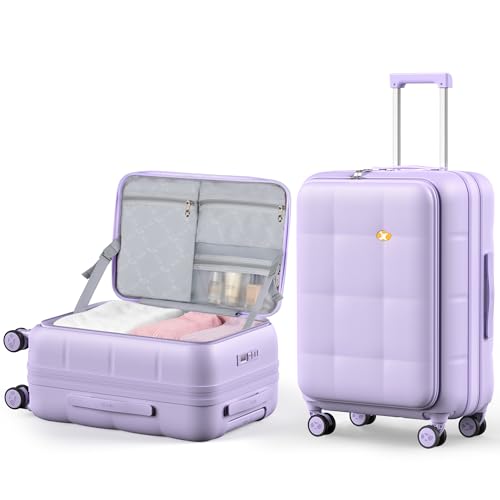24 Inch Expandable Checked Luggage Hard Shell Suitcase
