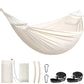 Cotton Hammock 8.9x4.9ft Holds Up to 660lbs Prevents Side