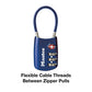 Blue Set Your Own Combination TSA Approved Luggage Lock