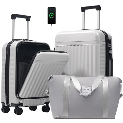 Luggage Sets Front Opening (2 Count)