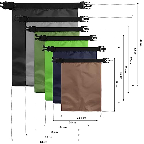 12 Pcs 6 12 Pcs Waterproof Dry Bags (12 Count)