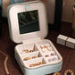 Travel Jewelry Organizer Boxes for Women Small Portable Necklace Earrings Bracelet Rings Travel Case Best Friend Birthday Gifts for Women Trendy