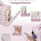 Large Hanging Toiletry Bag for Women Travel Makeup Bag Organizer Toiletries Bag Dry Wet Separation for Cosmetics Essentials Accessories