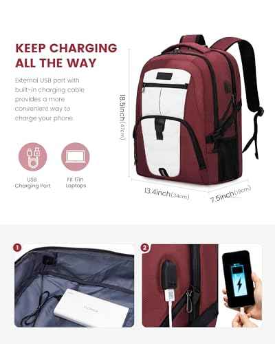 Large Laptop Backpack for Men