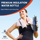 Insulated Stainless Steel Water Bottles with Straw