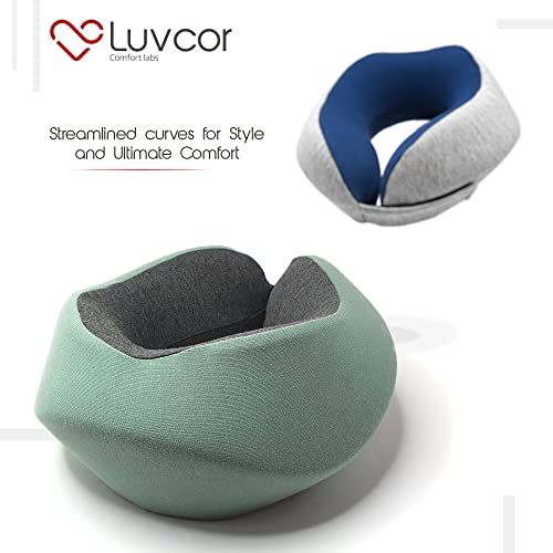 Premium Quality Memory Foam Travel Neck Pillow Bundle