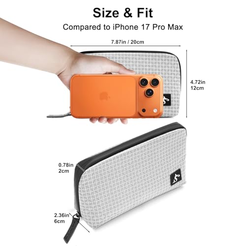 Small Electronics Organizer Travel Case
