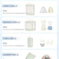 5 Set Compression Packing Cubes for Travel