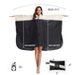 Adult Rain Poncho Waterproof Hooded Zipper Raincoat with Pockets