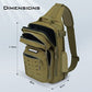 BlowBak Fishing Sling Bag With Rod Holder
