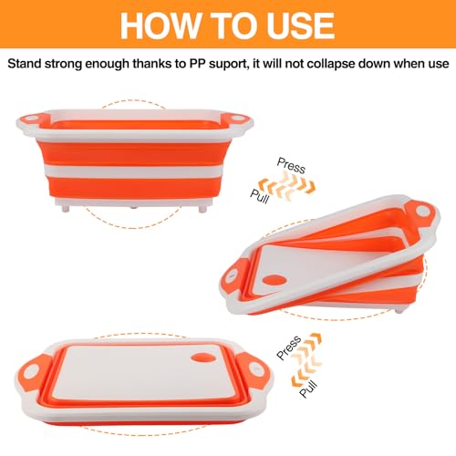 Collapsible BBQ Prep Tub