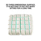 Car Memory Foam Heightening Seat Cushion for Short People Driving