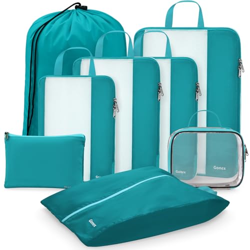 Compression Packing Cubes for Travel (8 Count)