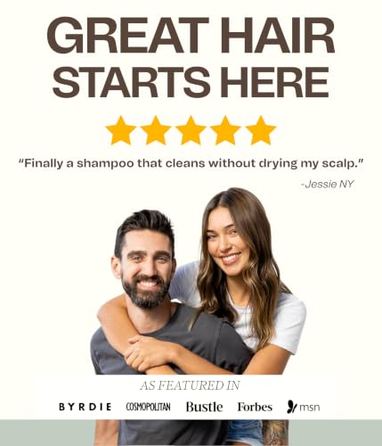 Non Toxic Vegan Shampoo with Organic Ingredients (19.2 Fl Oz)