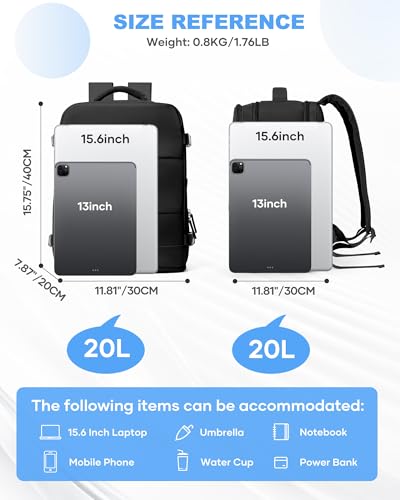Travel Backpack Carry On for Women Man Gym Backpack with Laptop Compartment Mochila de Viaje Teacher Personal Item Backpacks Rucksack Airplane Accessories Must Haves