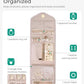 Travel Jewelry Organizer Case Foldable Jewelry Roll