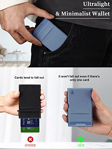 Pop Up Credit Card Wallet for Men (6 Count)