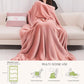 Large Soft Travel Blanket and Inflatable Pillow Set
