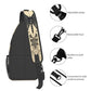 Sling Bag Butterfly Goth Vintage Tarot Hiking Daypack Crossbody Shoulder Backpack Travel Chest Pack for Men Women