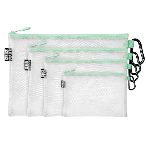 Air Production Multi‑Size Clear Zipper Pouch (4 Count)
