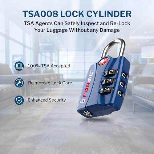 Open Alert TSA Approved Luggage Locks (2 Count)