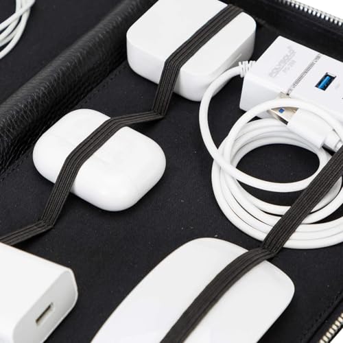 Medicine Handmade Leather Cable Organizer Bag