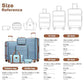 Suitcase Set 3 Piece Luggage Set Expandable with Spinner Wheels (6 Count)