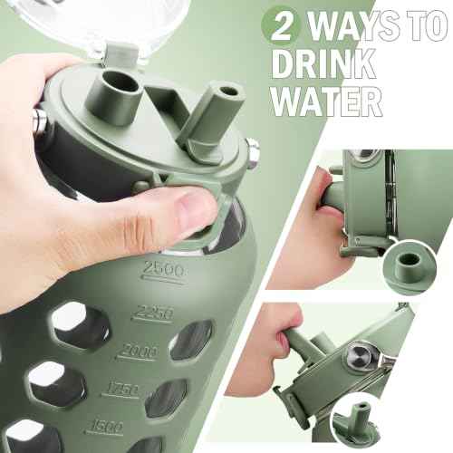 84 oz Glass Water Bottle