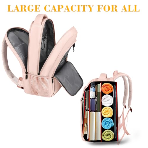 Pink 15.6 Inch Laptop Backpack