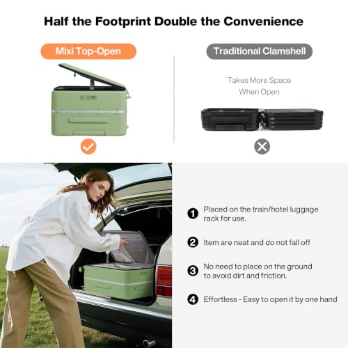 26 Inch Large Checked Luggage PC Hard Shell Suitcase Top Opening Aluminum Frame Travel Suitcases with Wheels