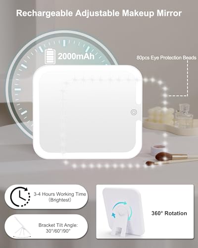 Makeup Bag with LED Mirror