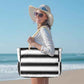 Beach Bags for Women Large Waterproof Beach Tote Bag Zipper Waterproof Sandproof Swim Pool Bag