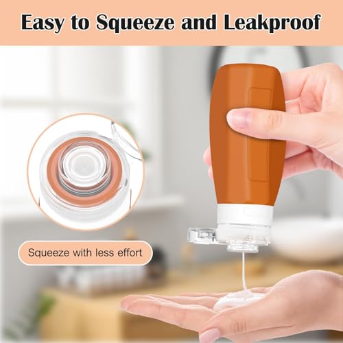 Travel Bottles for Toiletries 3oz (17 Count)