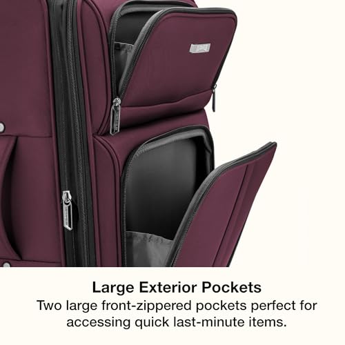 Anzio Softside Expandable Luggage with Spinner Wheels