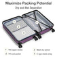 Luggage Sets 2 Piece Suitcase Set Hardshell 20 inch (2 Count)