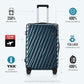 Luggage sets 3 piece with Spinner Wheels (3 Count)
