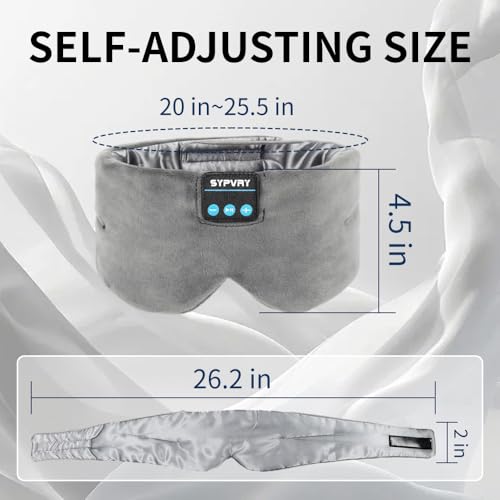 Sleep Eye Mask with Bluetooth Headphones