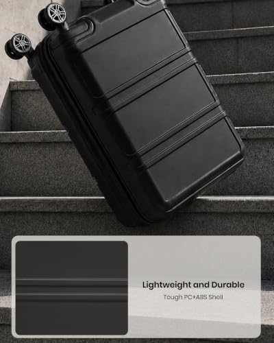 Carry On Luggage 22x14x9 Airline Approved with Spinner Wheels