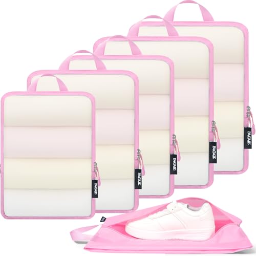 6 Set Ultralight Compression Packing Cubes Packing Organizer for Travel Accessories Luggage Suitcase Backpack