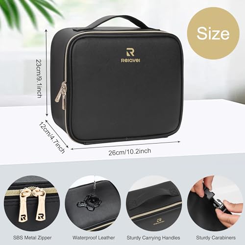 Travel Makeup Bag With LED Mirror