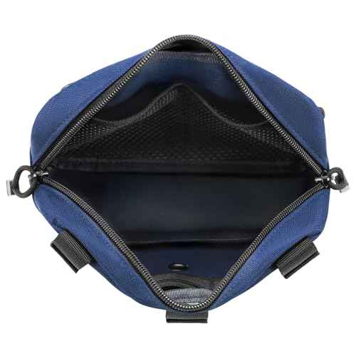 Tactical Molle Admin Pouch Utility Laser Cut EDC Tool Pouch Bag Horizontal Modular Pouches Include US Flag Patch and Keychain