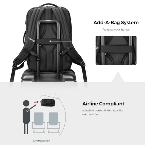Design Travel Laptop Backpack 43l with USB Charging Port