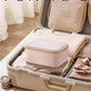 Travel Jewelry Case with Clear 8 Velvet Bags
